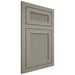 Shiloh Cabinetry Flush Inset Reeded Malibu Red Oak Plain Cut Thyme Door