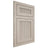 Shiloh Cabinetry Flush Inset Reeded Malibu Walnut Plain Cut Seagull Door
