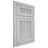 Shiloh Cabinetry Flush Inset Reeded Malibu Walnut Plain Cut Stratus Door