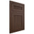 Shiloh Cabinetry Flush Inset Reeded Malibu White Oak Plain Cut Braun Door