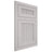 Shiloh Cabinetry Flush Inset Reeded Malibu White Oak Plain Cut Cotton Door