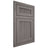 Shiloh Cabinetry Flush Inset Reeded Malibu White Oak Plain Cut Flagstone Door