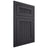 Shiloh Cabinetry Flush Inset Reeded Malibu White Oak Plain Cut Harbor Door