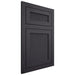 Shiloh Cabinetry Flush Inset Reeded Malibu White Oak Plain Cut Harbor Door