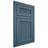Shiloh Cabinetry Flush Inset Reeded Malibu White Oak Plain Cut Hudson Door