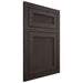 Shiloh Cabinetry Flush Inset Reeded Malibu White Oak Plain Cut Morel Door