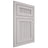 Shiloh Cabinetry Flush Inset Reeded Malibu White Oak Quarter Sawn Cotton Door