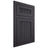 Shiloh Cabinetry Flush Inset Reeded Malibu White Oak Quarter Sawn Harbor Door