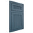Shiloh Cabinetry Flush Inset Reeded Malibu White Oak Quarter Sawn Hudson Door