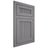 Shiloh Cabinetry Flush Inset Reeded Malibu White Oak Quarter Sawn Sterling Door