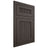 Shiloh Cabinetry Flush Inset Reeded Malibu White Oak Rift Cut Creekside Door