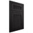 Shiloh Cabinetry Flush Inset Reeded Malibu White Oak Rift Cut Espresso Door