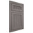 Shiloh Cabinetry Flush Inset Reeded Malibu White Oak Rift Cut Flagstone Door