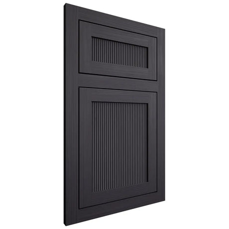 Shiloh Cabinetry Flush Inset Reeded Malibu White Oak Rift Cut Harbor Door