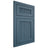 Shiloh Cabinetry Flush Inset Reeded Malibu White Oak Rift Cut Hudson Door