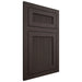 Shiloh Cabinetry Flush Inset Reeded Malibu White Oak Rift Cut Morel Door