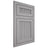 Shiloh Cabinetry Flush Inset Reeded Malibu White Oak Rift Cut Stratus Door