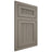 Shiloh Cabinetry Flush Inset Reeded Malibu White Oak Rift Cut Thyme Door