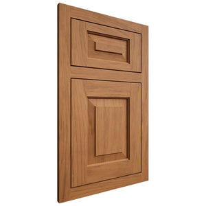 Shiloh Cabinetry Flush Inset Richmond Alder Plain Cut Caramel Door