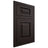 Shiloh Cabinetry Flush Inset Richmond Alder Plain Cut Espresso Door