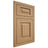 Shiloh Cabinetry Flush Inset Richmond Alder Plain Cut Natural Door