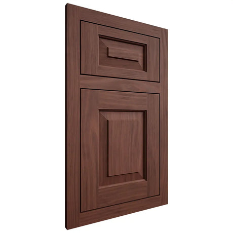 Shiloh Cabinetry Flush Inset Richmond Cherry Plain Cut Bourbon Door