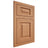 Shiloh Cabinetry Flush Inset Richmond Cherry Plain Cut Natural Door