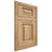 Shiloh Cabinetry Flush Inset Richmond Hickory Plain Cut Natural Door