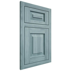 Shiloh Cabinetry Flush Inset Richmond Hickory Plain Cut Sky Door