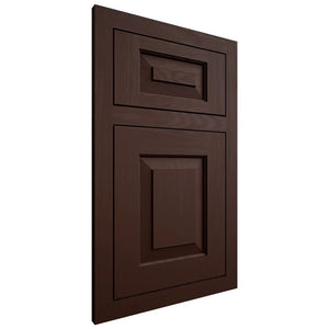 Shiloh Cabinetry Flush Inset Richmond Maple Plain Cut Cocoa Door
