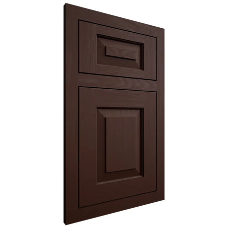 Shiloh Cabinetry Flush Inset Richmond Maple Plain Cut Cocoa Door