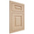 Shiloh Cabinetry Flush Inset Richmond Maple Plain Cut Natural Door