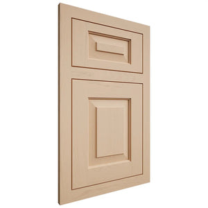 Shiloh Cabinetry Flush Inset Richmond Maple Plain Cut Natural Door