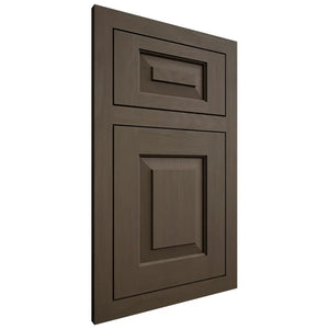 Shiloh Cabinetry Flush Inset Richmond Maple Plain Cut Perfect Brown Door