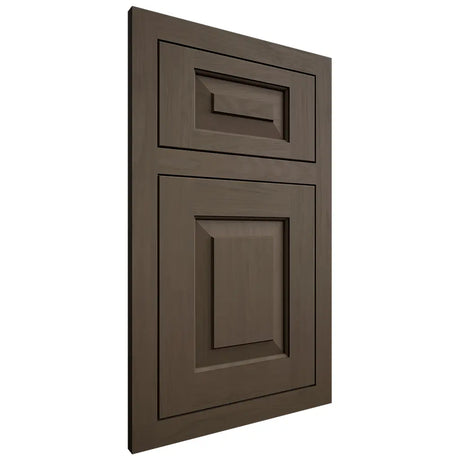 Shiloh Cabinetry Flush Inset Richmond Maple Plain Cut Perfect Brown Door