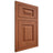 Shiloh Cabinetry Flush Inset Richmond Maple Plain Cut Spice Door