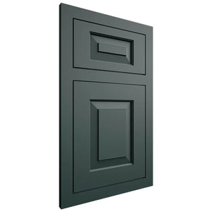 Shiloh Cabinetry Flush Inset Richmond Paintable Billiard Green Door