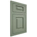 Shiloh Cabinetry Flush Inset Richmond Poplar Plain Cut Moss Door
