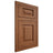 Shiloh Cabinetry Flush Inset Richmond Red Oak Plain Cut Braun Door