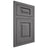 Shiloh Cabinetry Flush Inset Richmond Red Oak Plain Cut Cadet Door