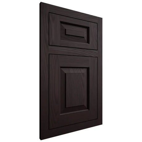 Shiloh Cabinetry Flush Inset Richmond Red Oak Plain Cut Espresso Door