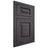 Shiloh Cabinetry Flush Inset Richmond Red Oak Plain Cut Harbor Door