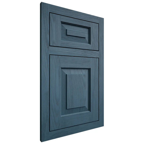 Shiloh Cabinetry Flush Inset Richmond Red Oak Plain Cut Hudson Door
