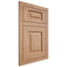 Shiloh Cabinetry Flush Inset Richmond Red Oak Plain Cut Natural Door