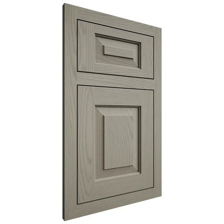 Shiloh Cabinetry Flush Inset Richmond Red Oak Plain Cut Thyme Door