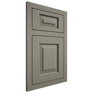 Shiloh Cabinetry Flush Inset Richmond Walnut Plain Cut Thyme Door