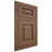 Shiloh Cabinetry Flush Inset Richmond White Oak Plain Cut Autumn Door
