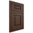 Shiloh Cabinetry Flush Inset Richmond White Oak Plain Cut Braun Door