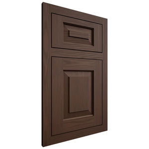 Shiloh Cabinetry Flush Inset Richmond White Oak Plain Cut Braun Door