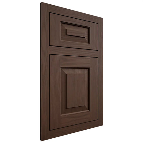 Shiloh Cabinetry Flush Inset Richmond White Oak Plain Cut Braun Door